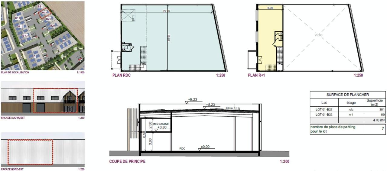 Local d'activité Ézanville 2068m² Vente local d'activité Ézanville Val-d'Oise OVACT2532266 7
